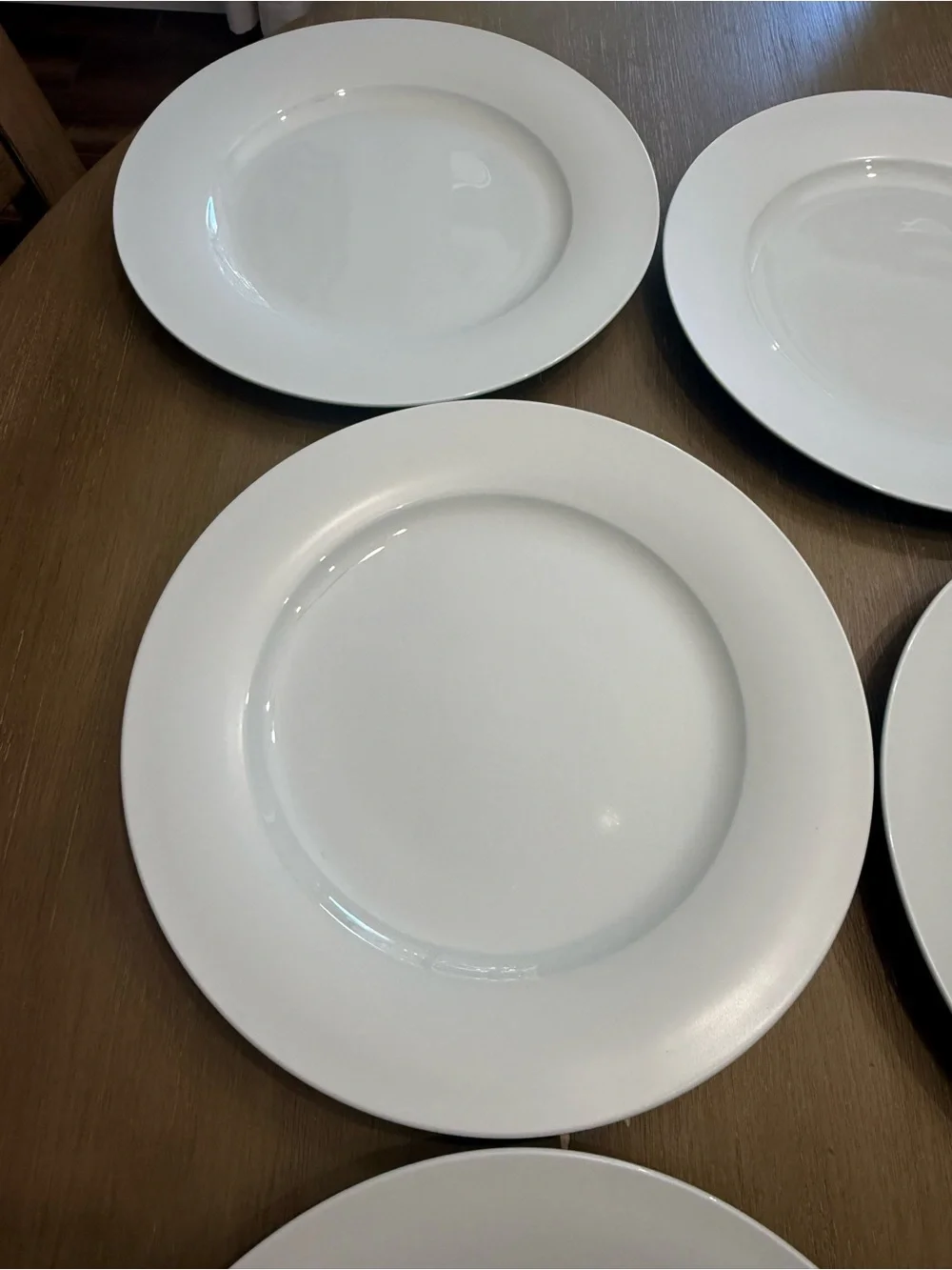 Mikasa Delray Grey White bone china Dinner Plate set of 6